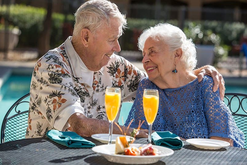 Amenities at the senior living community in Tucson