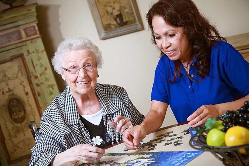 Memory care for the senior living community in Highland