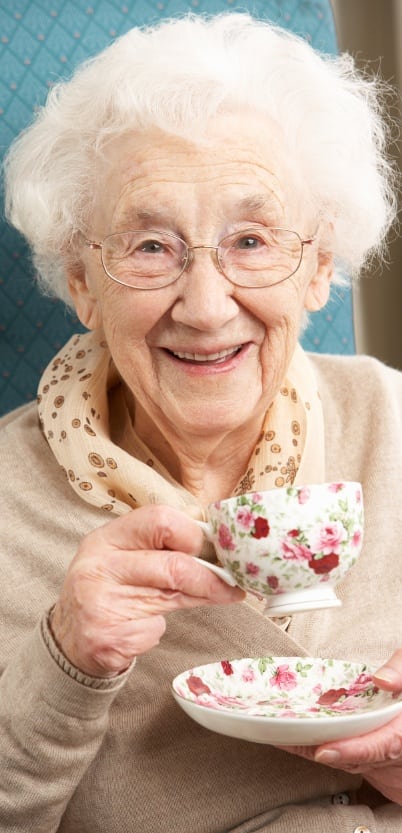 Employees at the senior living community in Riverside