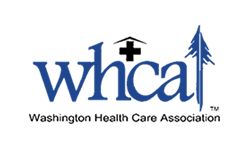 WHCA logo at the senior living community in Seattle