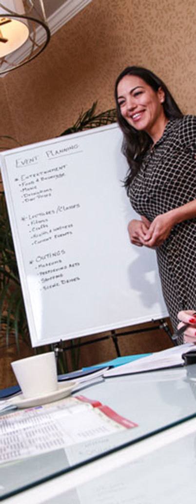Employees at the senior living community in Mercer Island