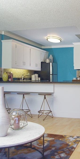 Floor plans of apartments at Sunnyvale