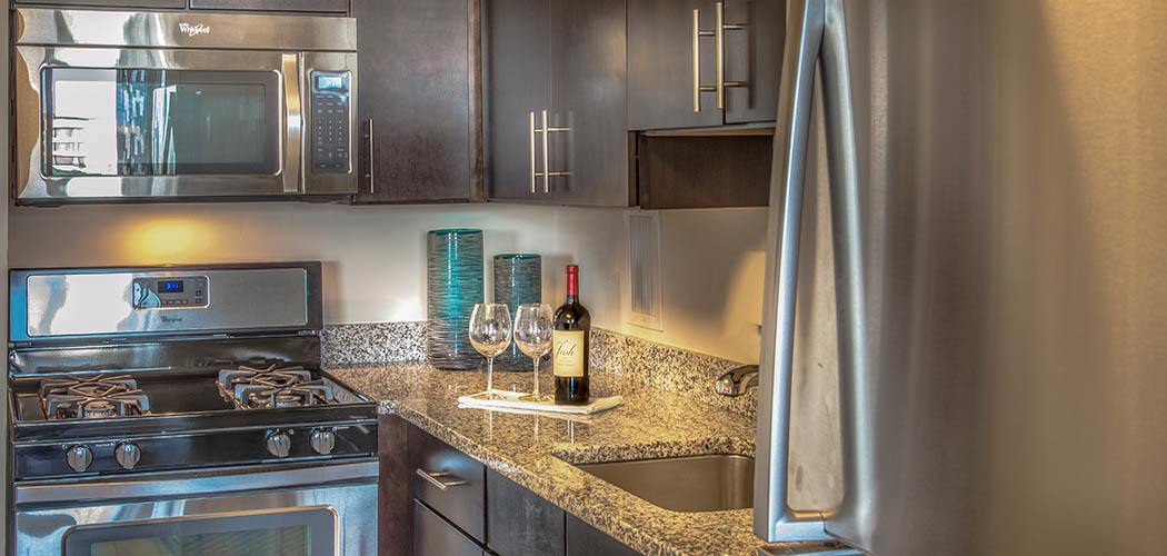 Our Arlington apartments feature fantastic renovated kitchens
