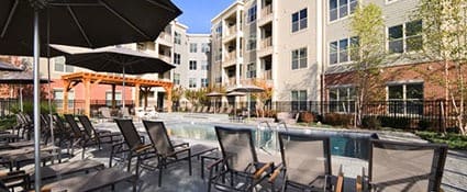 Our Malden apartments community has a pool