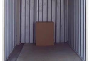 5 x 5 self storage unit at Cluff Storage in Lodi, California. 