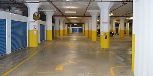 Photo of the interior of Armour Self Storage's flagship store in Milwaukee.