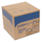 Image of a medium box - just one of the packing and moving supplies on sale in the office at Moody Road Storage