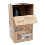 Image of a wardrobe box - just one of the packing and moving supplies on sale in the office at Thunderbolt Self Storage