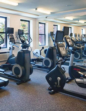 Amenities at Chancery Square in Morristown include a commercial quality fitness center