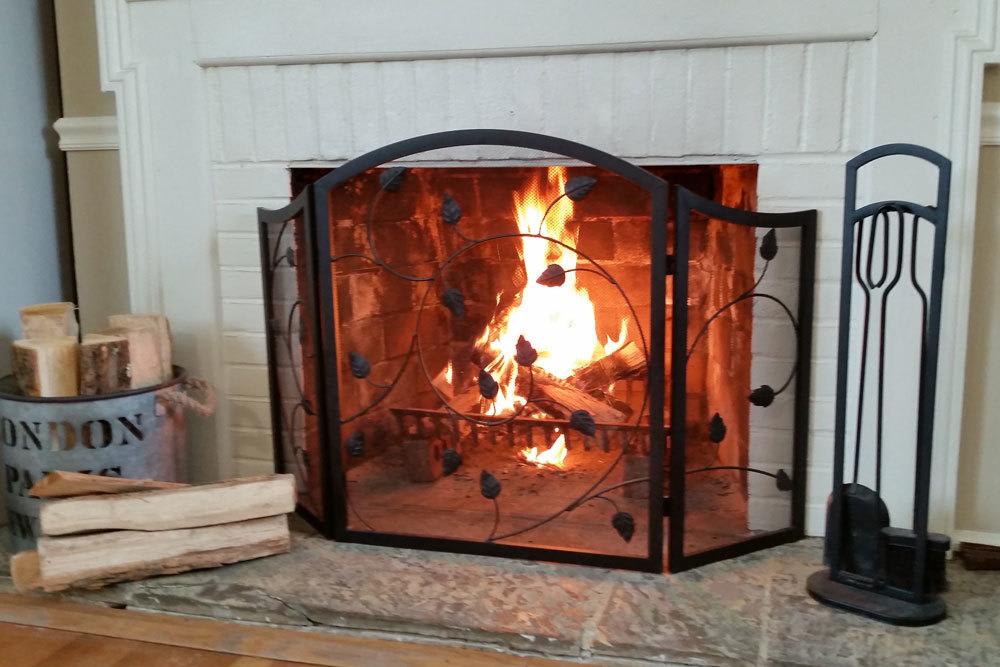 Some of our apartments feature wood burning fireplaces
