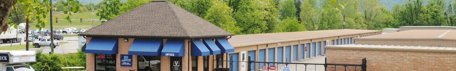 Storage size estimator at Virginia Varsity Self Storage