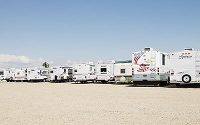 RV and boat self storage in Coeur d'Alene