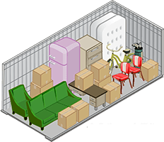 10x15 self storage unit