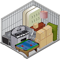10x10 Storage Unit Size at All Secure Storage