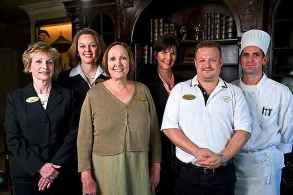 Senior living community staff members in Covington.