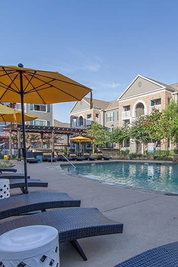 Club house at apartments in Fort Worth, TX