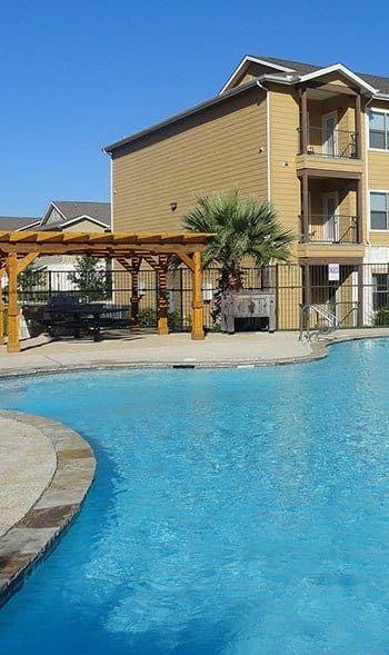 Pool at apartments in San Antonio, TX