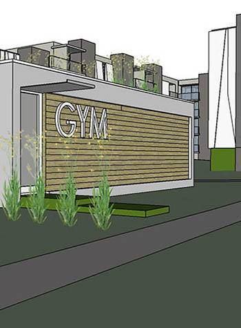 A look at the renovated gym at Axis at One Pine