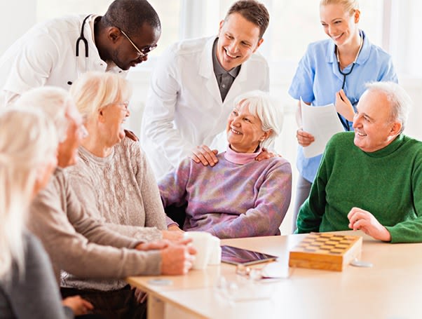 Helpful doctors at Regency Village at Bend in Bend, Oregon