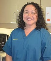 Team member Annette at St. Francis of Assisi Veterinary Medical Center