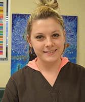 Team member Brianna at St. Francis of Assisi Veterinary Medical Center