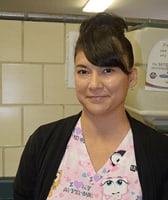 Team member Pauline at St. Francis of Assisi Veterinary Medical Center