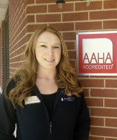 Hospital Manager, Lisa, at Wheaton Animal Hospital