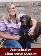 Client service specialist Joanna at Alta Animal Hospital in Pocatello