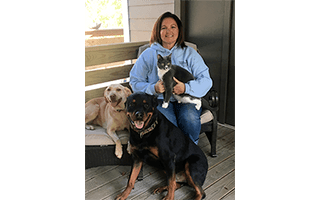 Hospital manager Michelle at Pawleys Veterinary Hospital