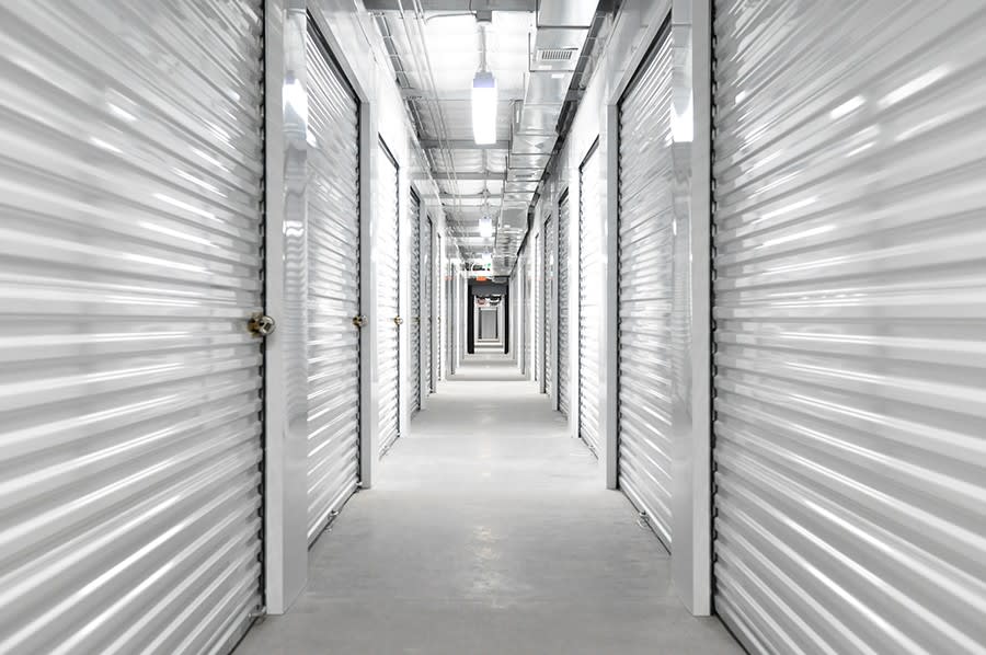 Indoor storage units at My Storage at Jackson Creek in Monument, Colorado