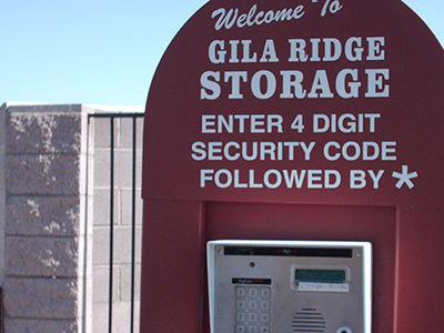 Self Storage Units East Yuma Az Gila Ridge Keypad Access Is Only One Feature That Gila Ridge Storage Offers