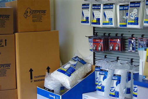 Keepers Self Storage sells packing and moving supplies