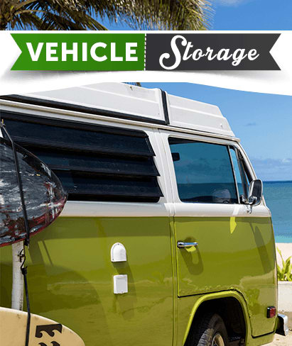 Vehicle storage at Cherry-Carson RV & Self Storage in Long Beach, California