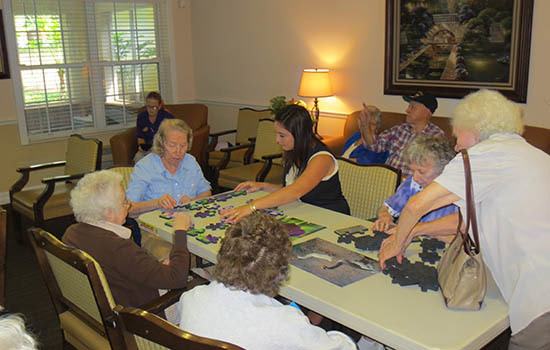 Memory care at senior living in Oviedo