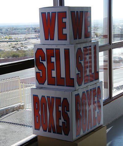 We sell boxes and more in the office at Highway 70 Self Storage in Las Cruces, NM