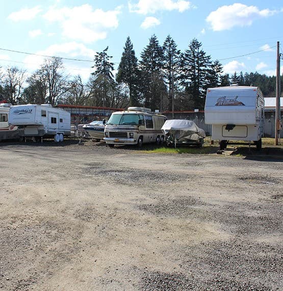 Vehicle parking at Cottage Grove self storage