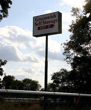 Look for our sign for Storage World