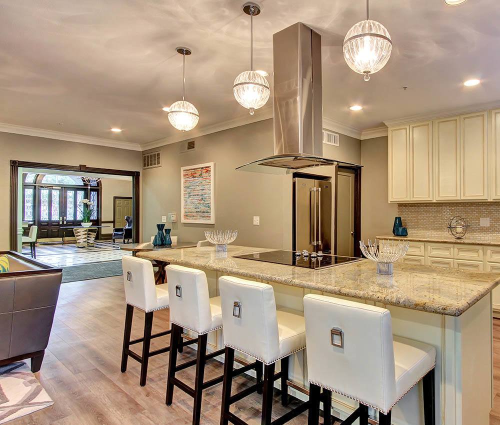 Luxurious clubhouse offered by CWS Apartment Homes