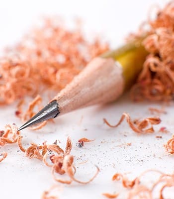 Pencil with shavings at Grand Villa of Pinellas Park in Florida