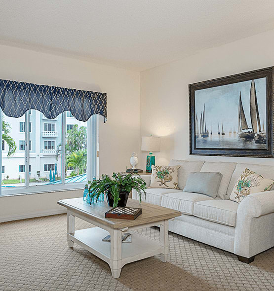 A view into the beauty and comfort our senior living community provides here at Grand Villa of Fort Myers