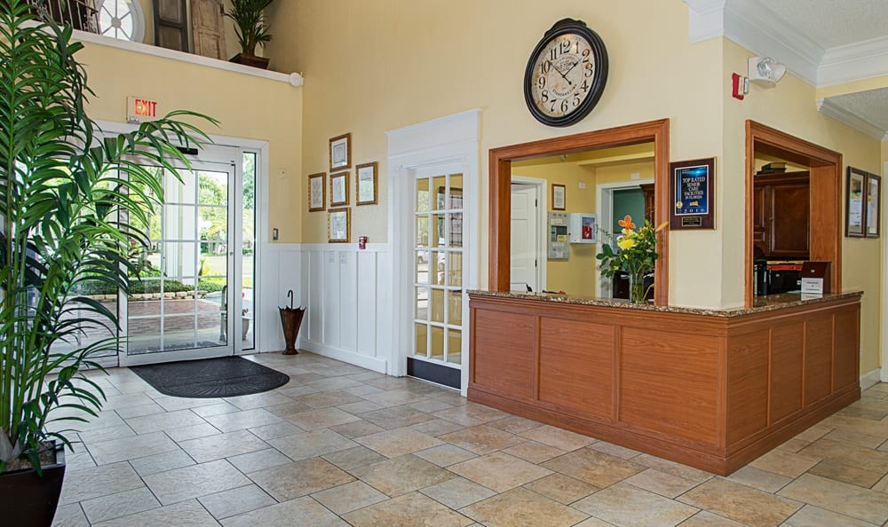 Front foyer at Grand Villa of Largo in Florida