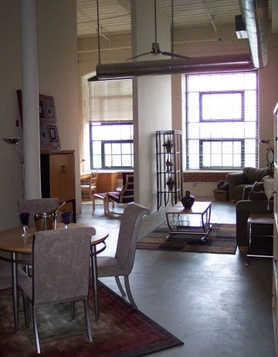 Relax at your new apartment home with Johnston Mill Lofts in Columbus