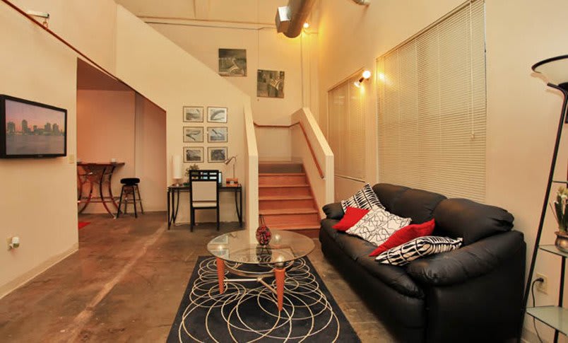 Luxury apartments are available at Johnston Mill Lofts in Columbus