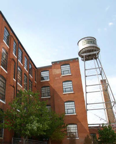 Water tower at our apartments in Columbus