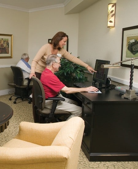 Computer Access available at The Homestead at Hickory View Retirement Community