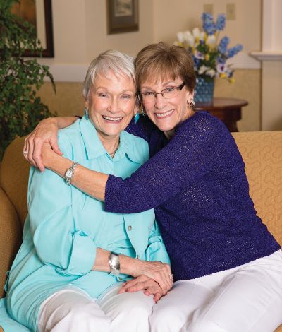 Residents at Crescent Park Senior Living