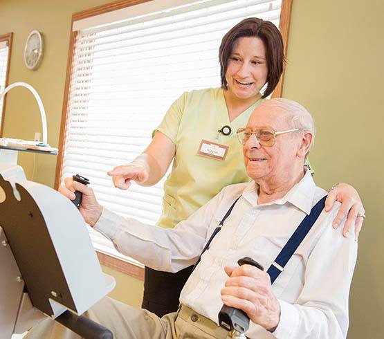 Occupational therapist at Colonial Oaks Retirement Community