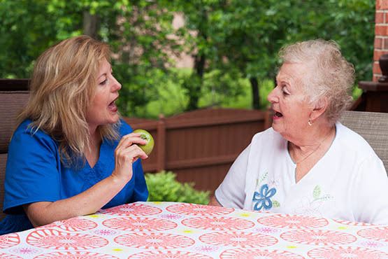 Speech therapy services at Parker Health & Rehabilitation Center