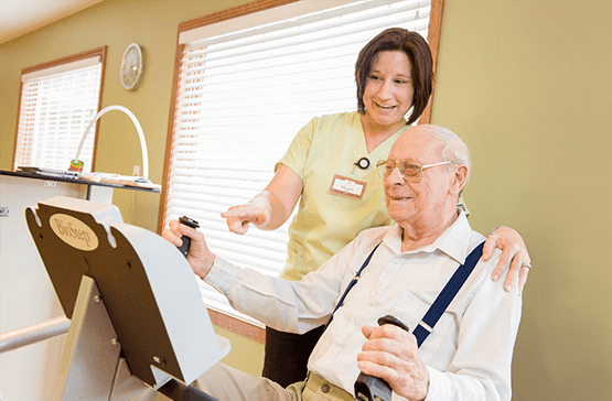 Rehabilitation services at the senior living community in Indianapolis