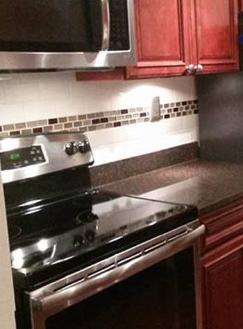 New shower at Eagle Rock Apartments at South Nyack